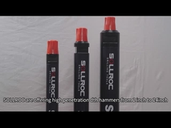 اللون الأسود أسفل ثقب المطرقة DHD للتعدين والبناء