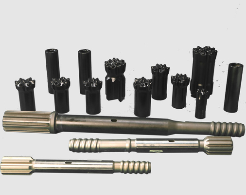 T51 قطر حفر زر المطرقة العلوي من 89mm إلى 127mm للحفر بالمطرقة العلوية