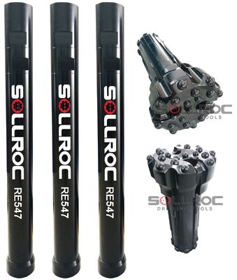 مطرقة الدورة العكسية من الفولاذ عالي الكربون مع خيط Metzke / Remet للحفر عالي الكفاءة